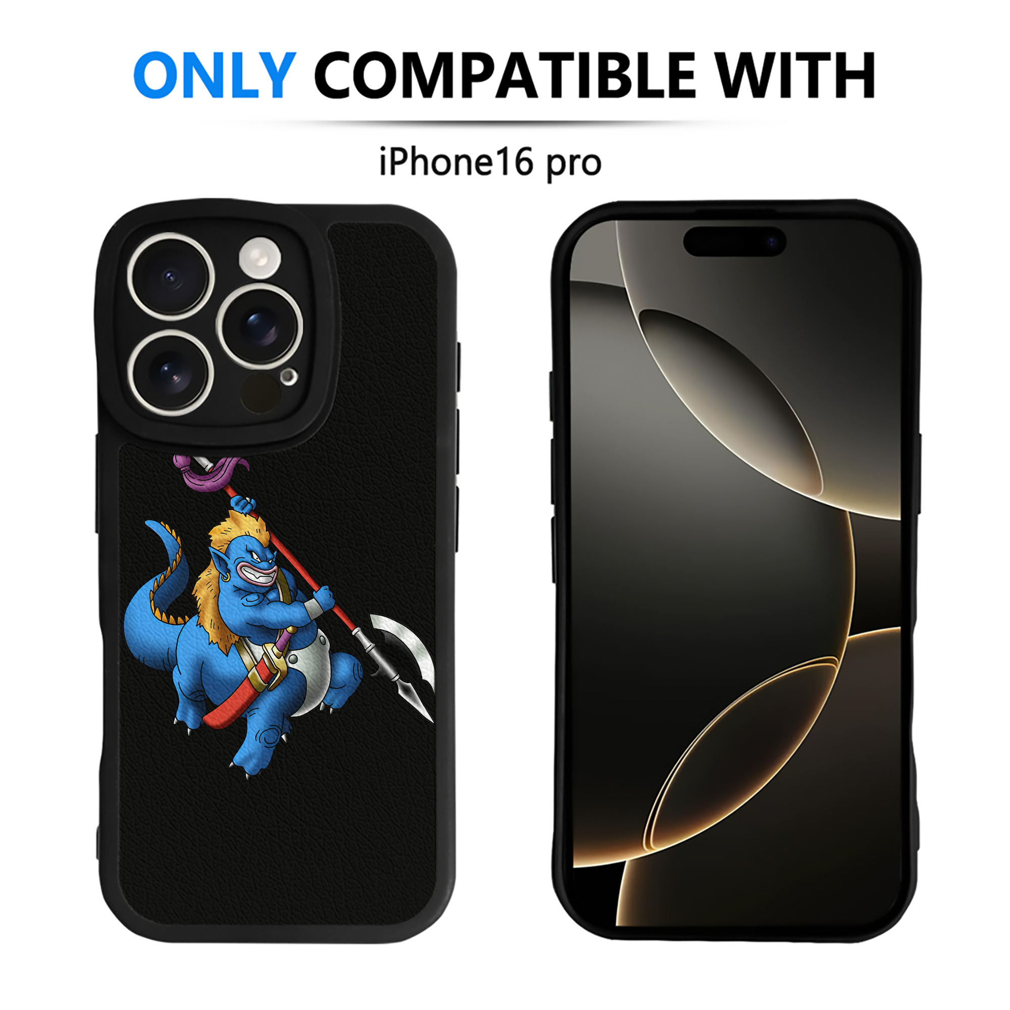 （画像用） ドラゴンクエスト Doragon Kuesuto Dragon Quest 【iPhone 16シリーズ対応】シリコンスマホケース（レザー調） 材質：シリコン